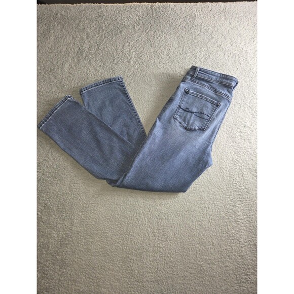 Lee Sculpting Jeans Womens 14 Short Light Wash Stretch Denim Slim Straight - Picture 1 of 11